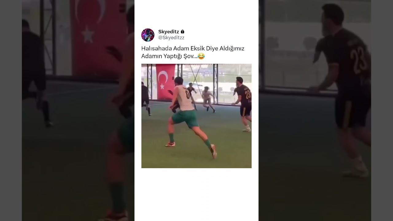 Bunu Nasıl Becerdin Aw...😂 #football #halısaha #mizah