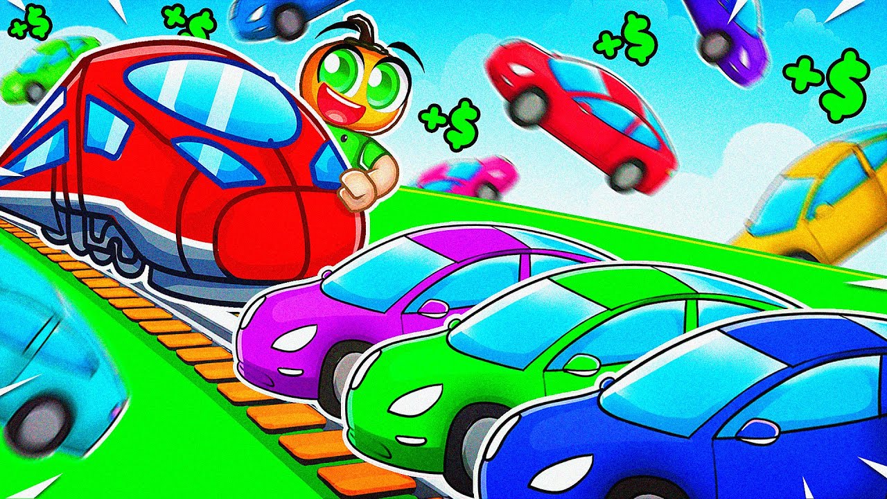 DURDURULAMAYAN TREN vs 100 ARABA! 🚂 | Roblox