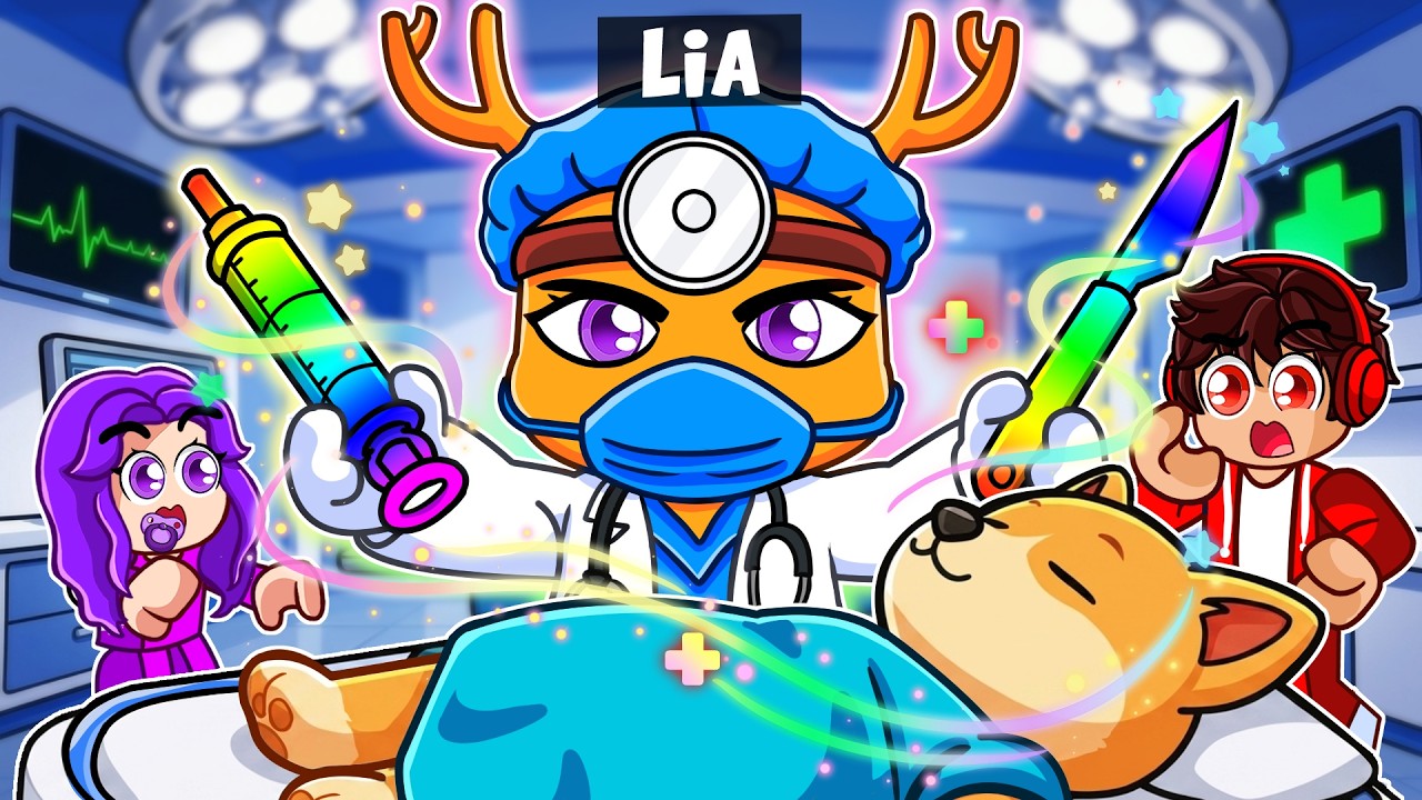 Lia Anomali Hayvan Hastanesinde %0,01'lik CERRAH OLDU - Roblox