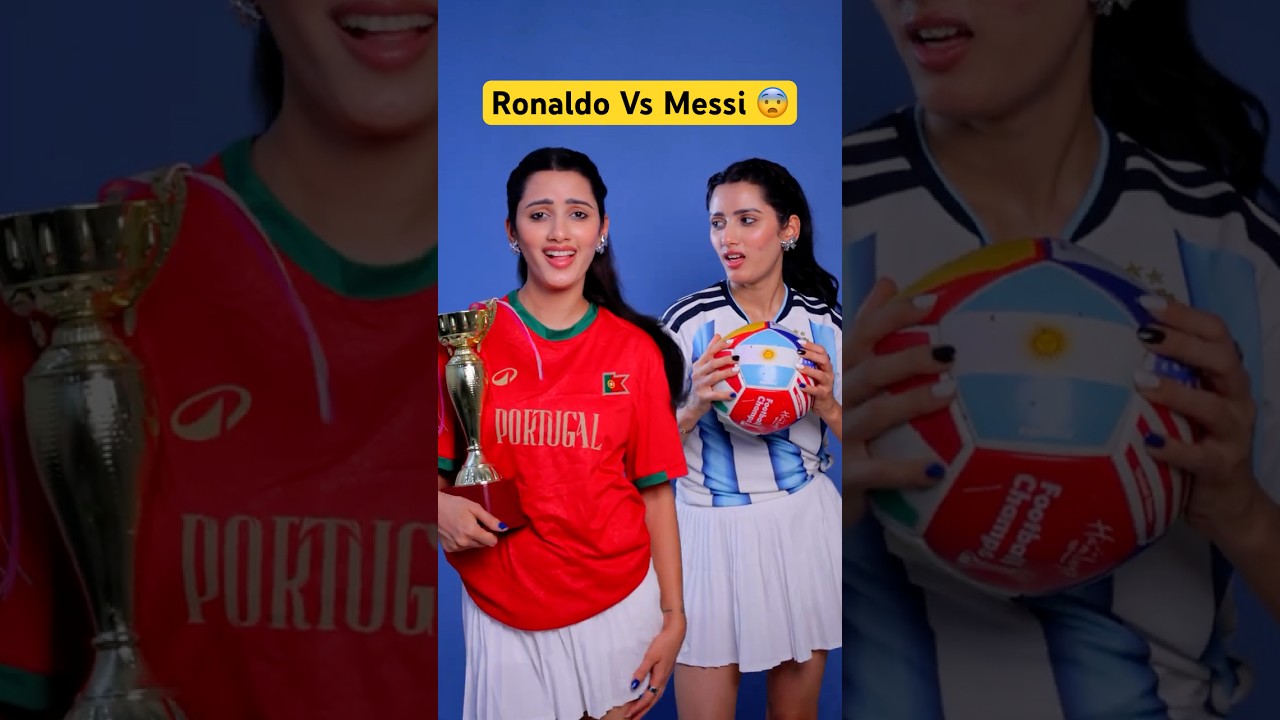 Messi Vs Ronaldo 😍 #neetubisht #fifaworldcup #trending #lakhneet #fifa