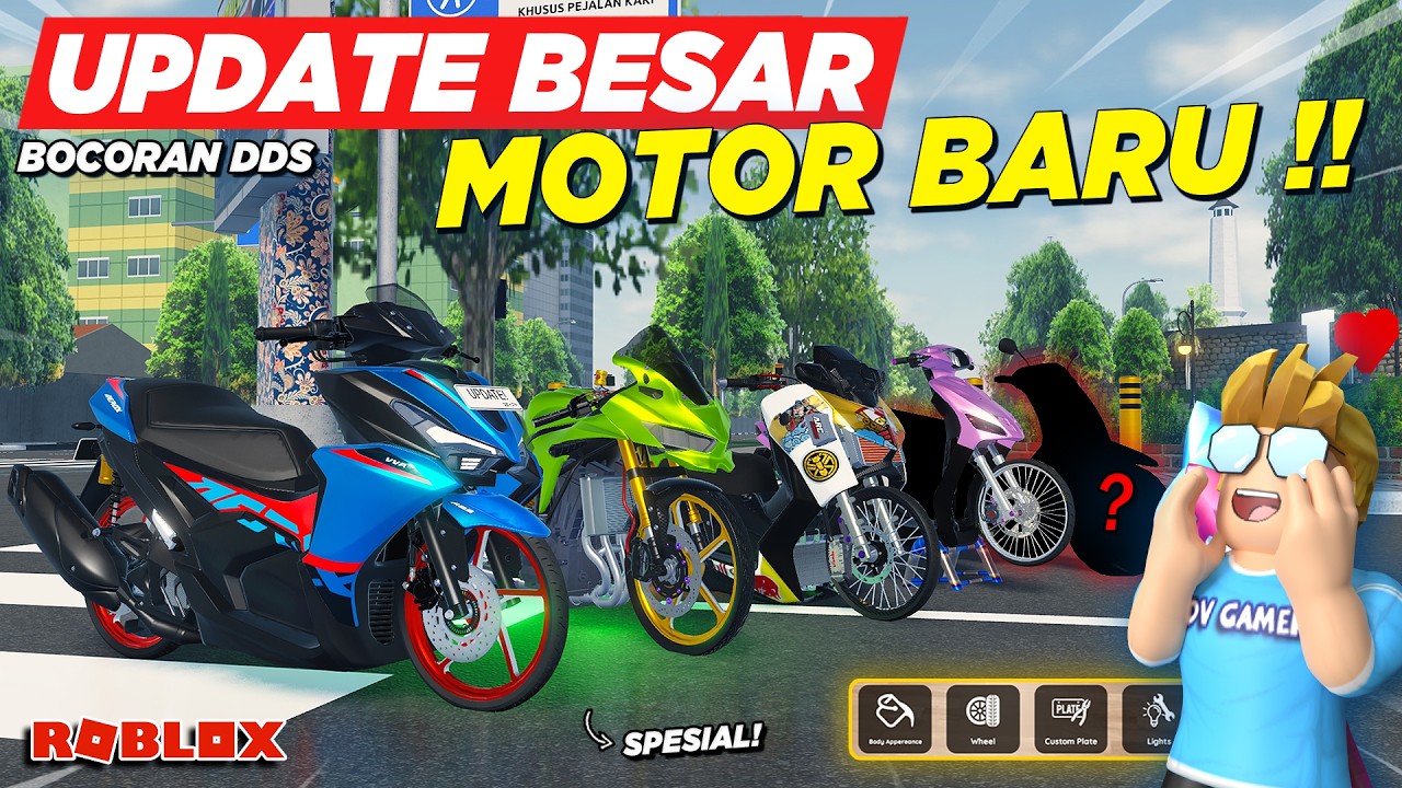 AKHIRNYA BOCORAN RDID UPDATE BESAR !! ADA MOTOR DRAG AEROX ALPHA FITUR DAN MAP BARU - Roblox