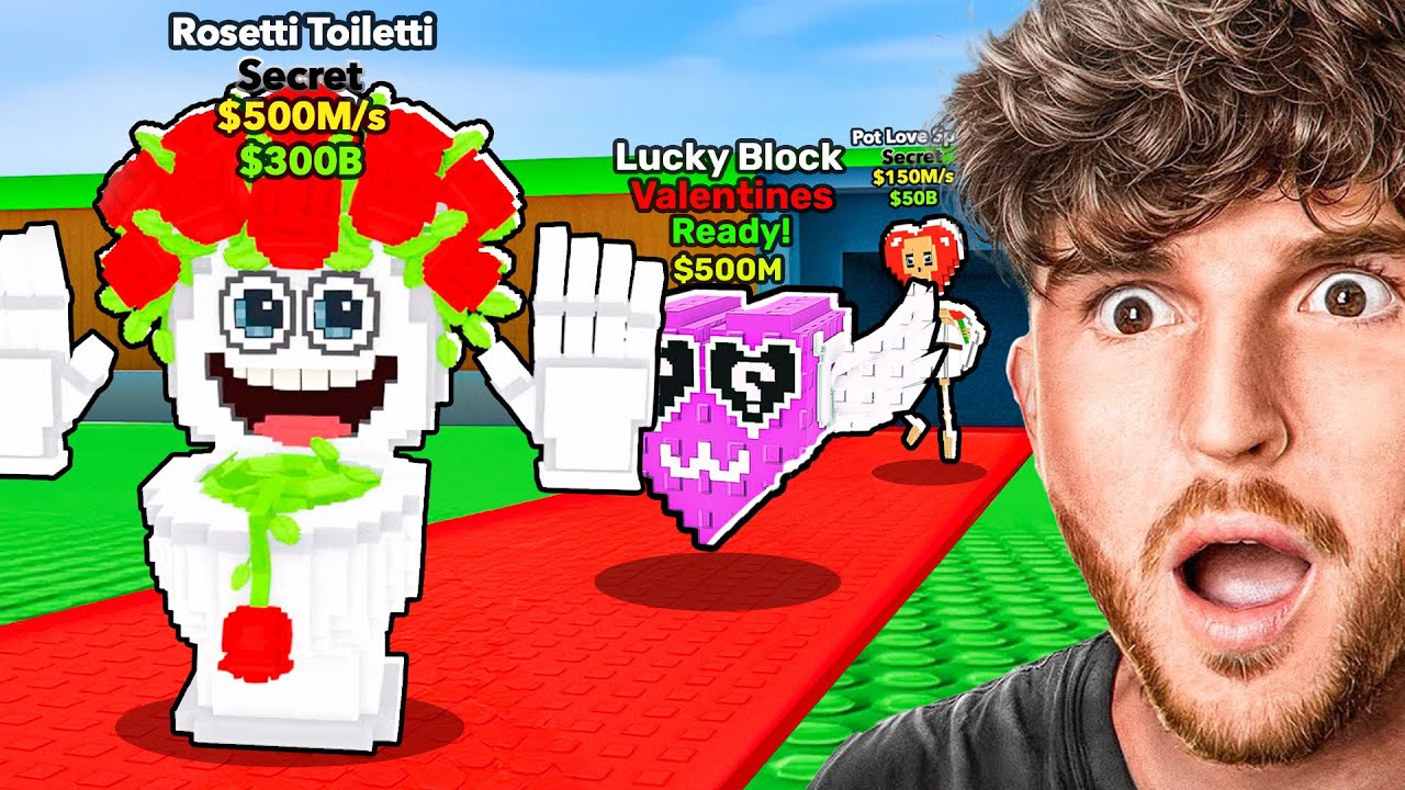 Big VALENTINES Update + Lucky Blocks! - Published by CaylusBlox