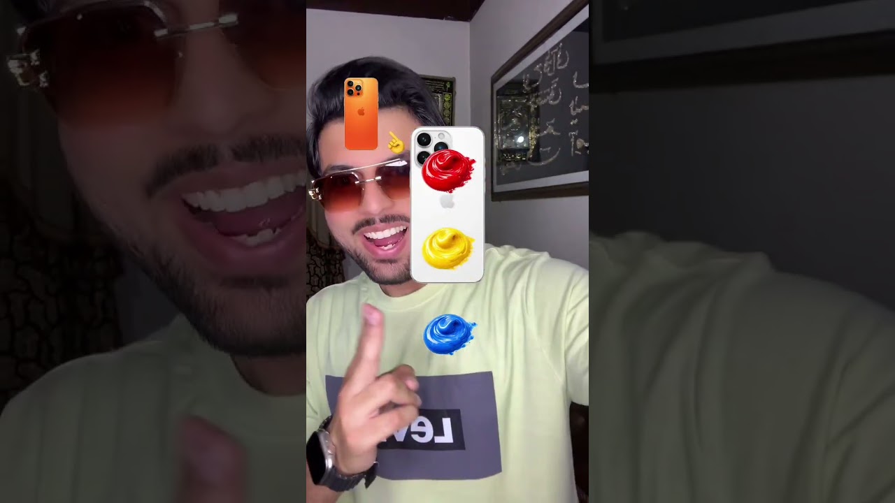 iPHONE 17 PRO MAX COSMIC ORANGE🧽🔥#colormixing #filterchallenge #funny #brainrot #fyp #memes