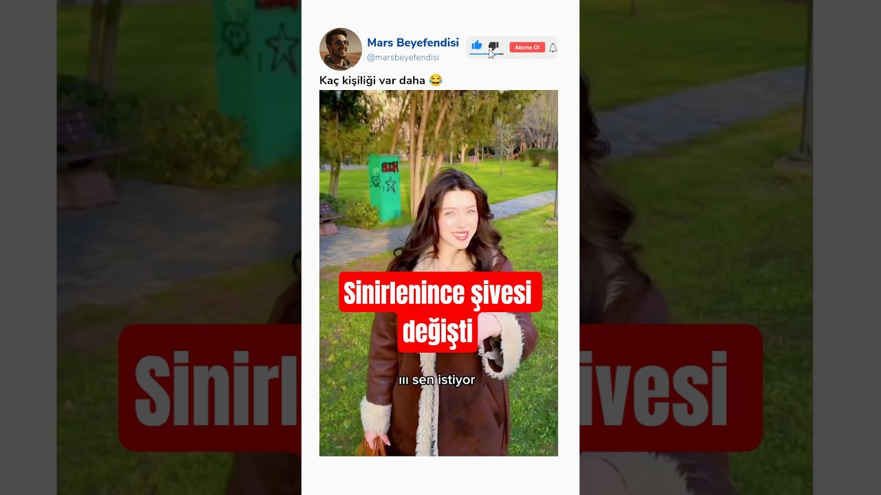 Sinirlenince şivesi değişen kız