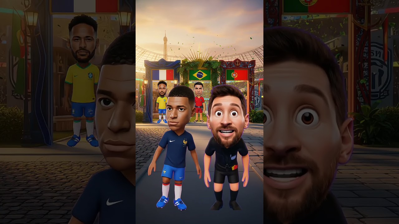 MESSI SE ENGANOU !!🏟️🇧🇷🇵🇹🇫🇷 Neymar Jr🇧🇷 Ronaldo🇵🇹 Mbappé🇫🇷 Messi🇦🇷