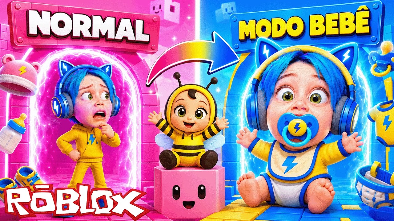 A TORRE DE BEBÊS TRANSFORMOU TODO MUNDO !!! ROBLOX Baby Outfit Tower