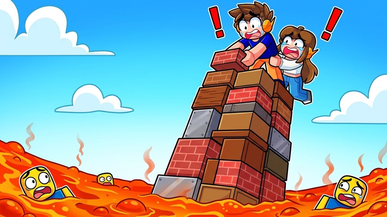 CONSTRUA PARA SOBREVIVER dos MONSTROS NO ROBLOX!