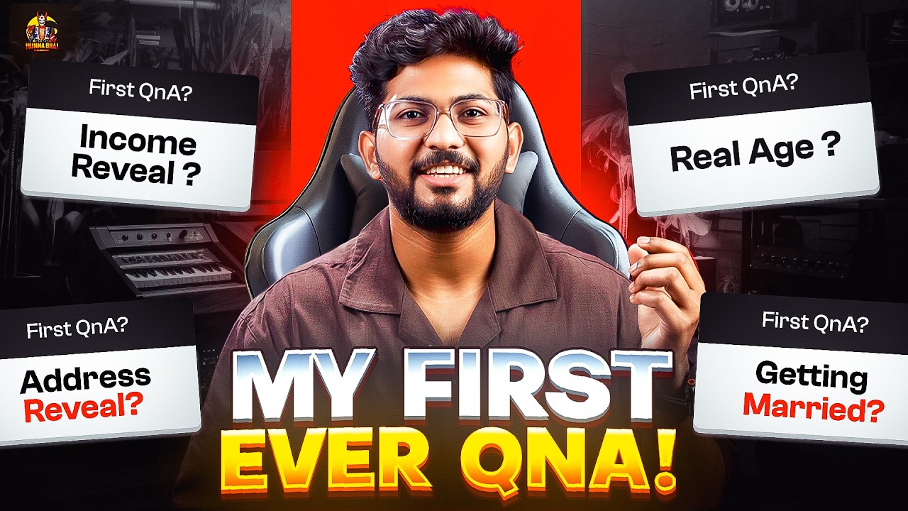 My First QnA Video 😍 -  Munna Bhai Gaming