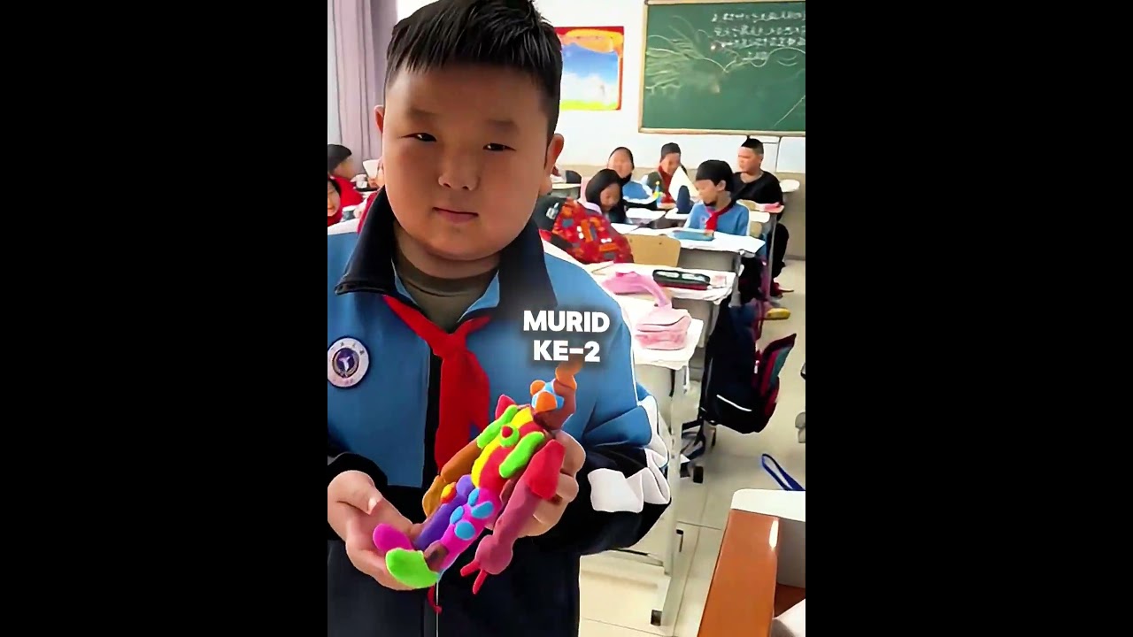 Murid Ini Membuat Gambar Mata yang Unik ❤️