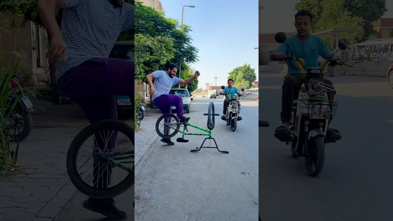 اقوي تحدي ممكن تشوفه 😱 #funny #اكسبلور #comedy #automobile #bmx #phonk #music #memes #ترند #humor