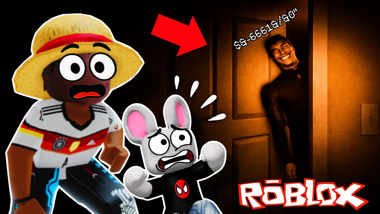 TEM UM INVASOR NA MINHA CASO DO ROBLOX! ME ARREPENDI DE JOGAR!