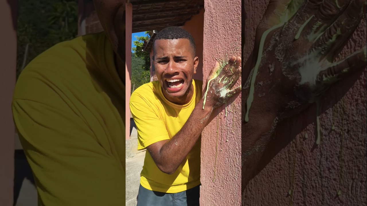 ELA COLOU A MÃO DELE NA PAREDE… MAS OLHA O QUE ACONTECEU DEPOIS 😱