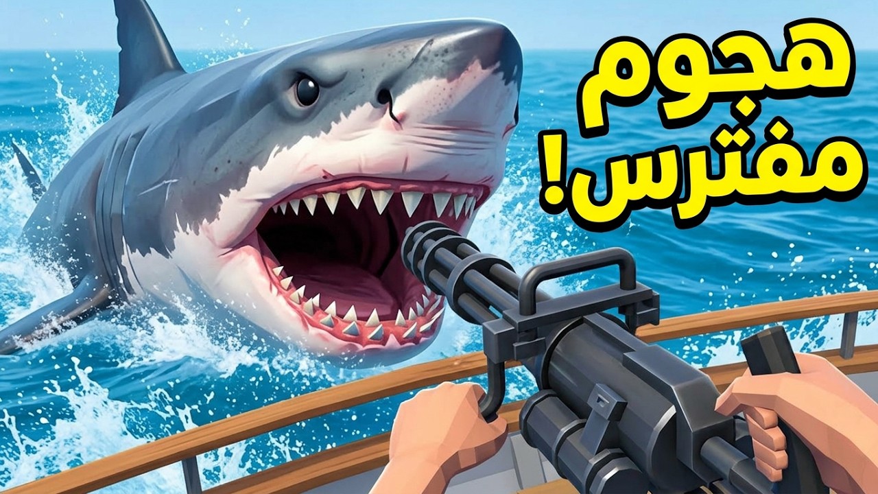 سويت سفرة للعمال والمهندسين بالقارب وهجموا علينه القروش المفترسة ! Newton's Playground VR