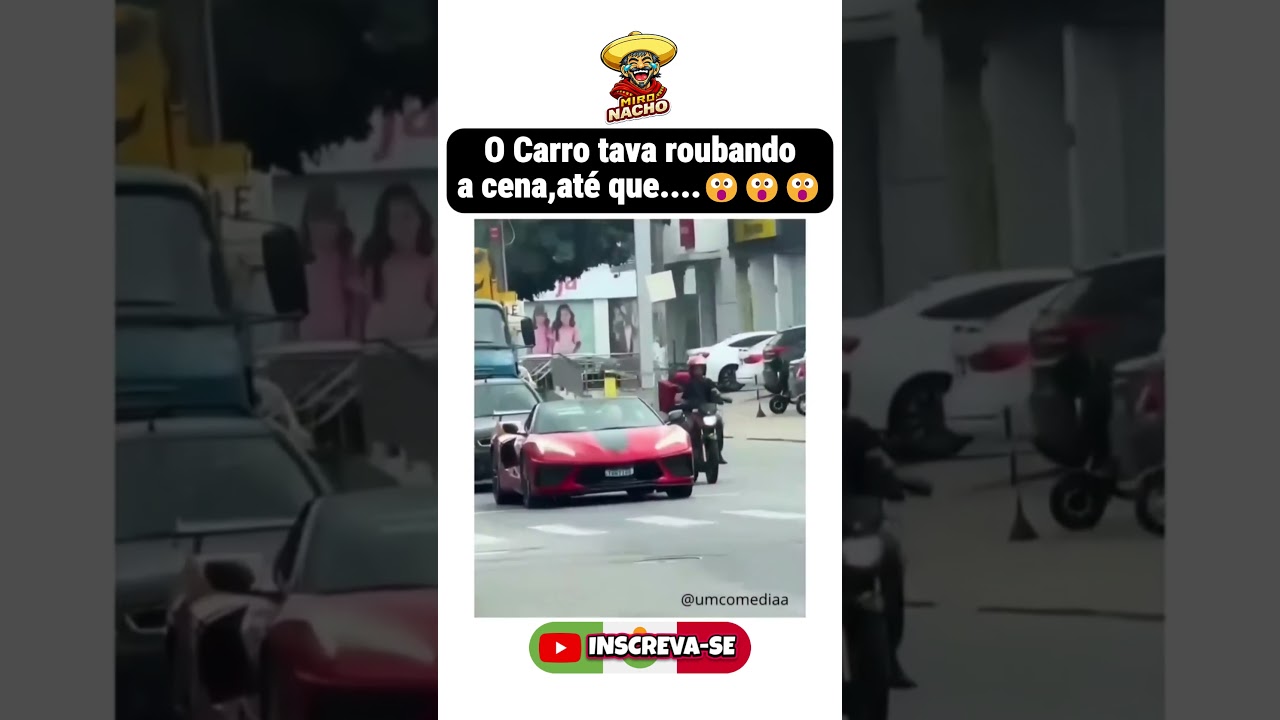 Esquece a Ferrari… OLHA QUEM TÁ ATRAVESSANDO! 😂🐷 #fyp  #like #viral #shorts