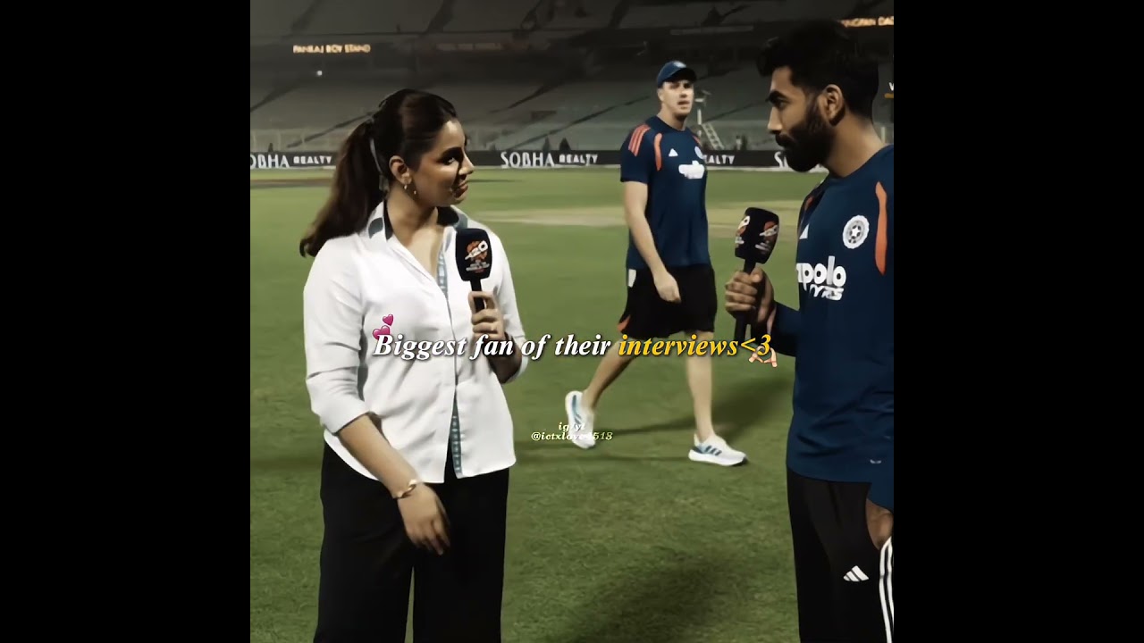 pookies 🎀🥹✨ #sanjanaganesan #jaspritbumrah #sanprit #ytshorts #cricket