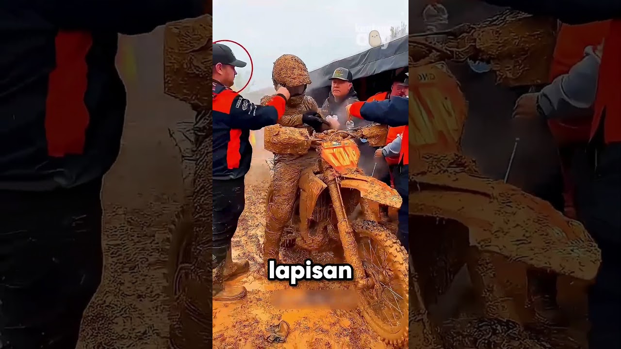 Inilah Kenapa Pembalap Motocros Masih Bisa Melihat Walau Banyak Lumpur