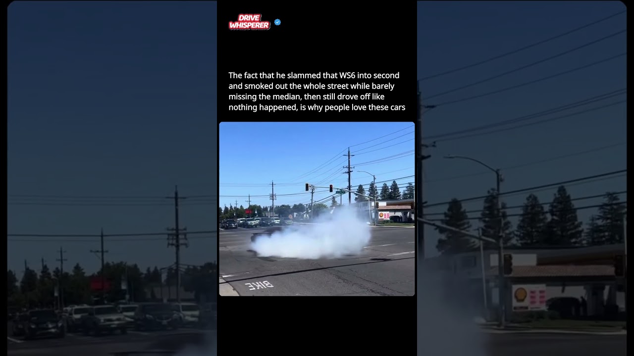 That American muscle hit second and lit up the whole street 😮‍💨🔥