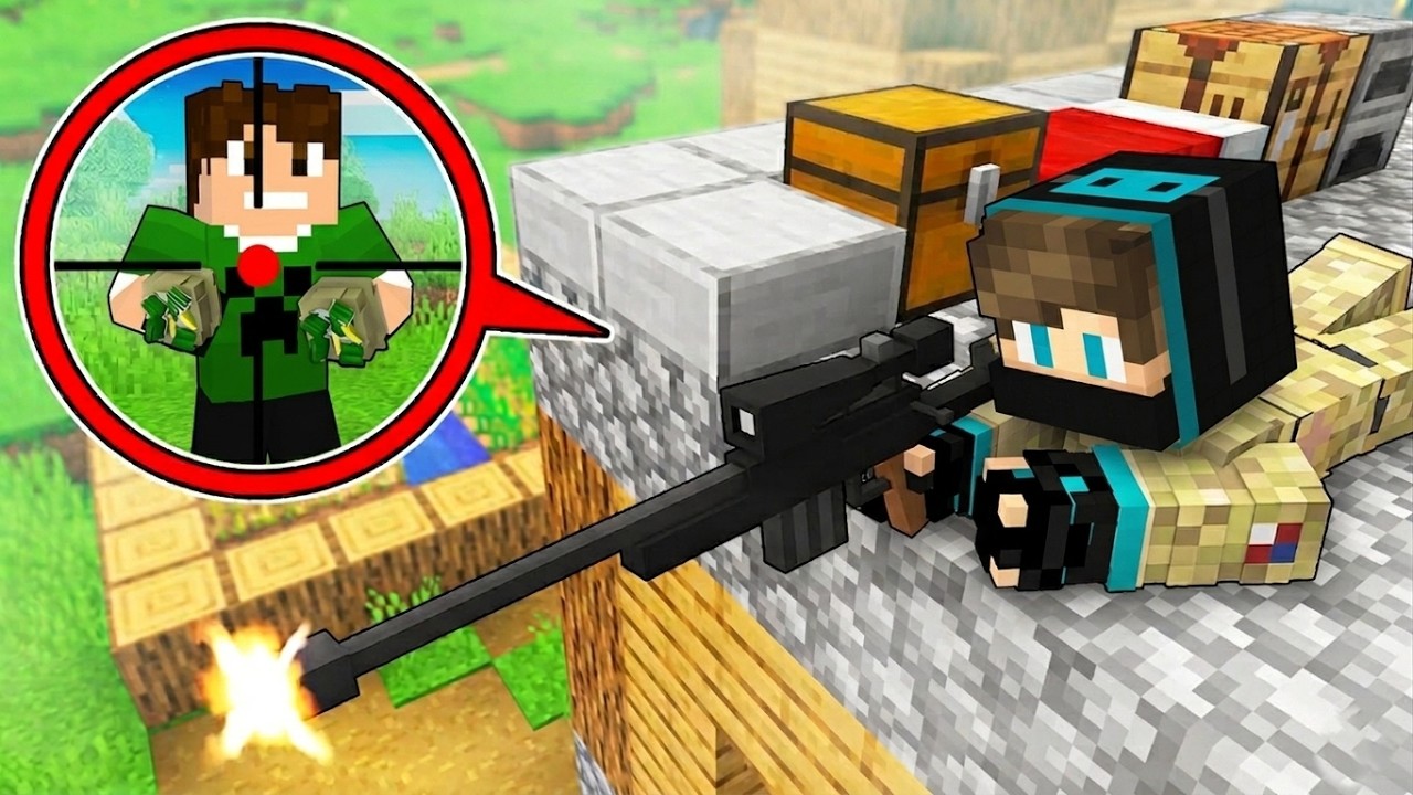 ماين كرافت الحرب الأخيرة #4 : صنعت قناص و جلدت صديقي !!؟ 😱🔥