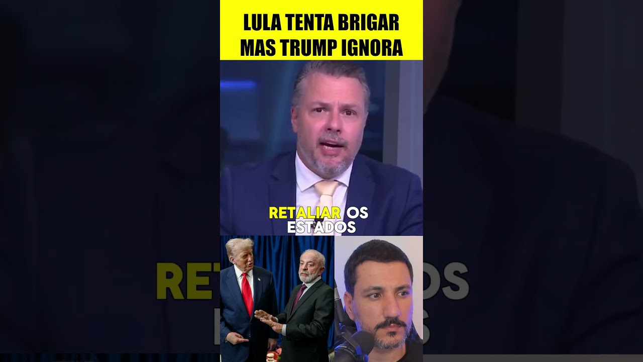 DONALD TRUMP IGNORA PROVOCAÇÕES DE LULA
