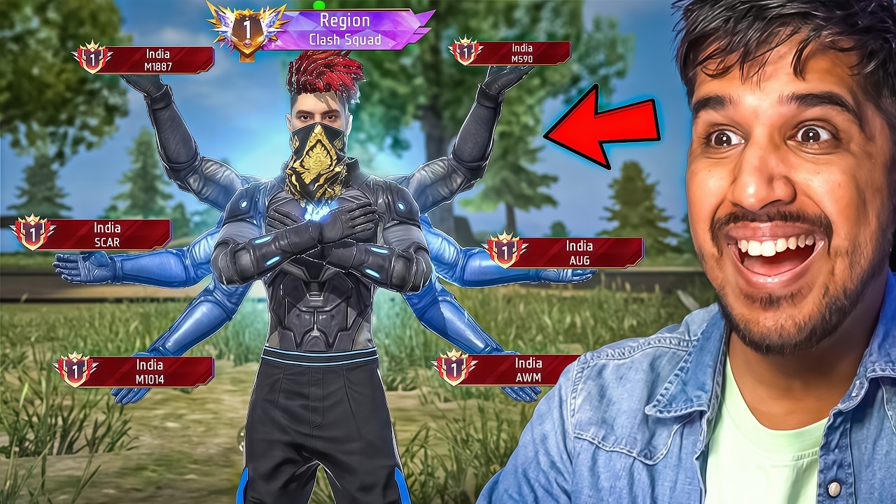 I BECAME INDIA'S  NO.1 FREE FIRE PLAYER 🔥