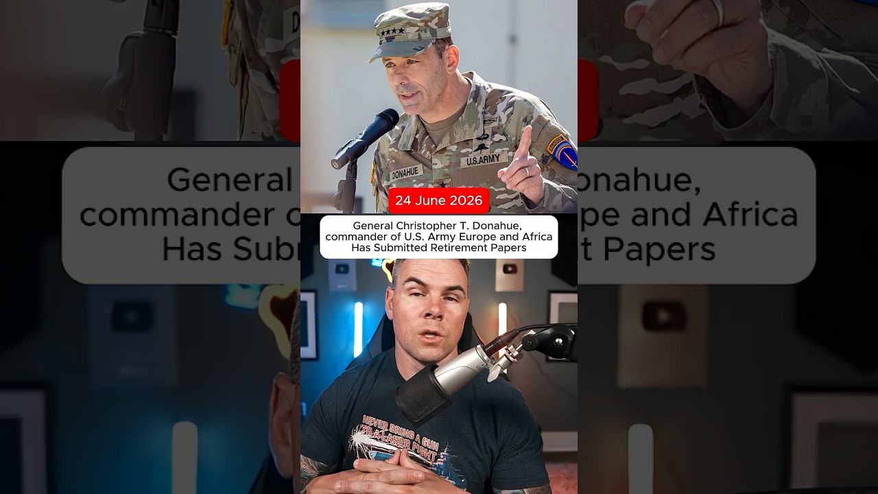 General Christopher T. Donahue, Commander of U.S. Army Europe and Africa Submitted Retirement Papers