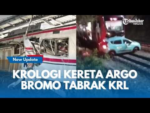 KRONOLOGI, Tabrakan Maut Kereta Argo Bromo Seruduk Kereta KRL di Stasiun Bekasi Timur