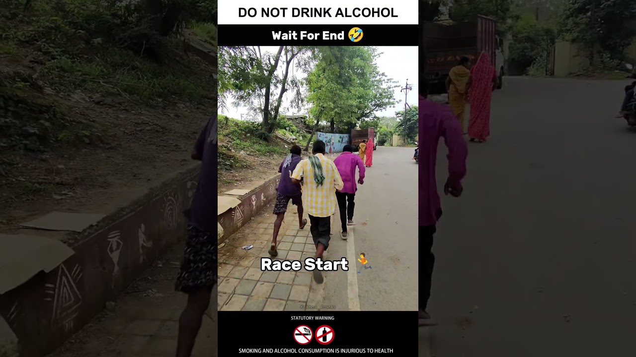 1 Daru Pine Ke Liye 3 Logo Ke Bich Hui Race 🤣😱 #funnymemes #funny