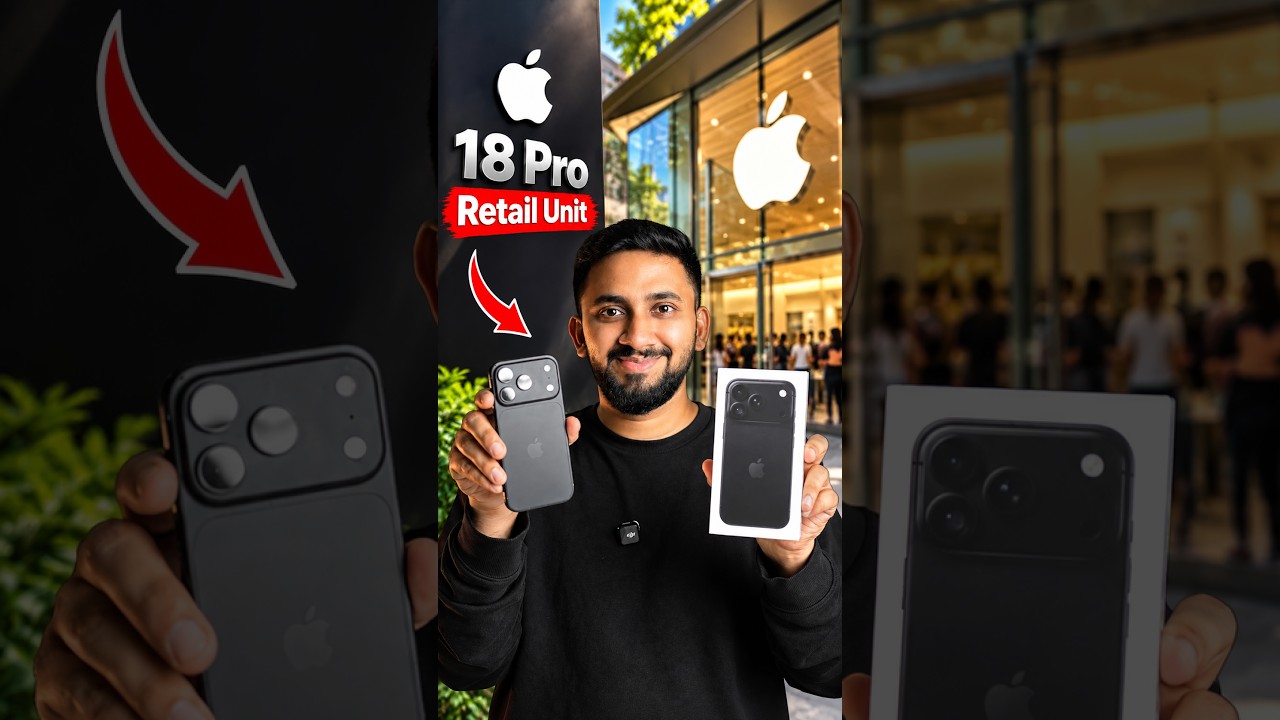 Apple iPhone 18 Pro Black Retail Unit Unboxing😍 Color epdi and puthusa ena iruku?