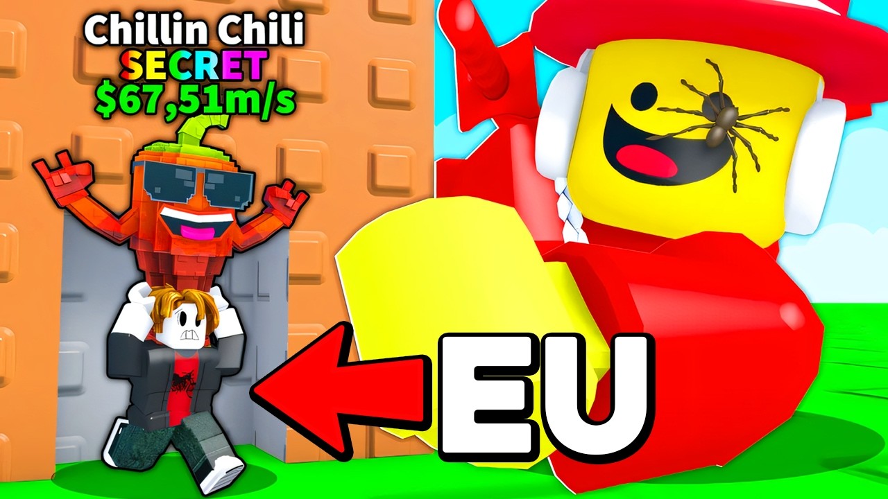 PRIMEIRA VEZ NO FIQUE PEQUENO PARA GANHAR BRAINROT COM ROBUX INFINITO ATIVADO NO ROBLOX 🤑🤏