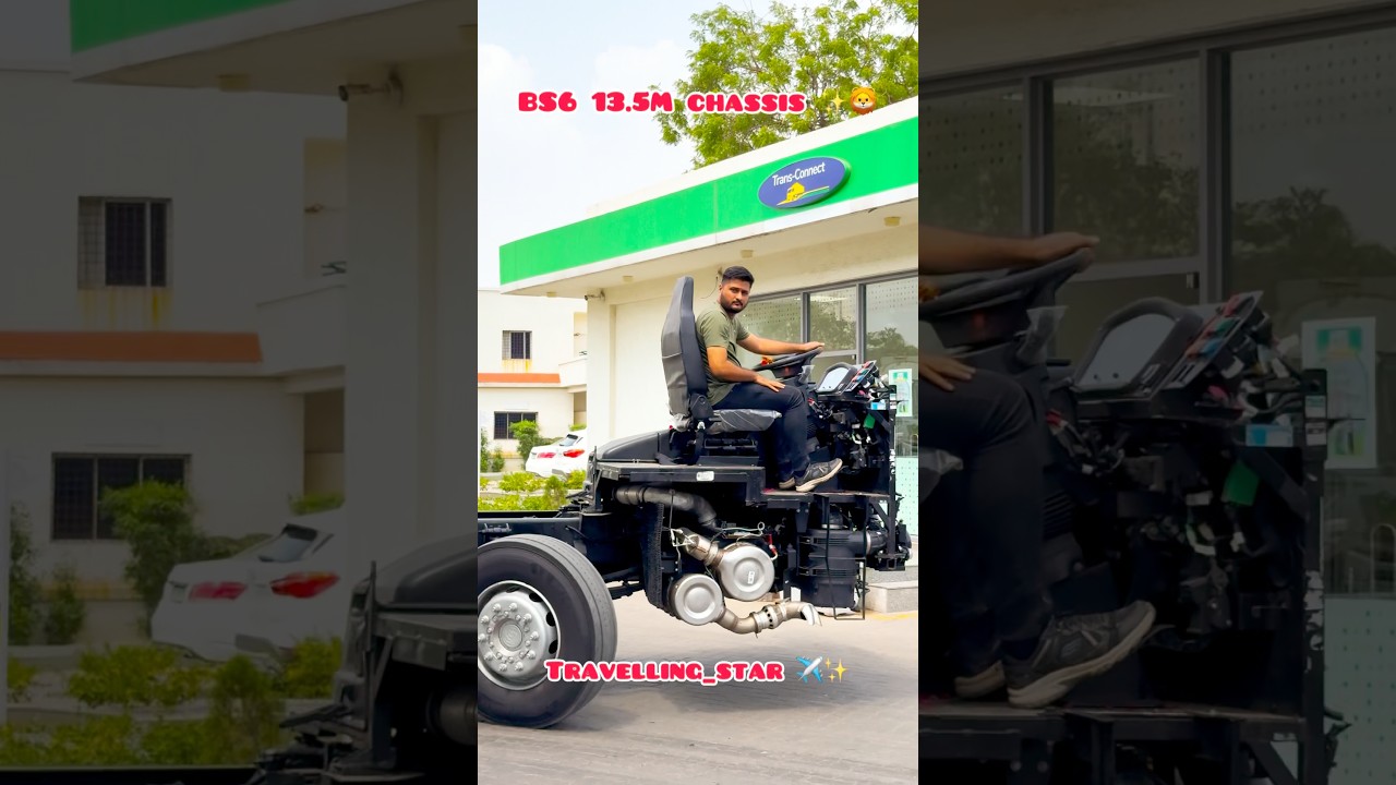 BS6 13.5M Luxury bus Chassis ✨❤️ll Luxury bus Chassis ll Luxury bus #reels #viral #trending #chassis