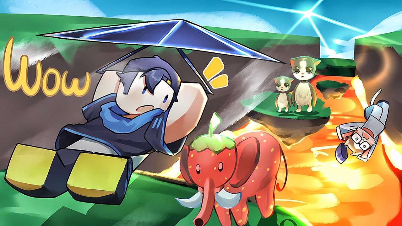 SUPER CEPAT!! Terbang Pakai GLIDER Tercepat & Tangkap Brainrot 🌊🗿🔥 | Glide for Brainrots Indonesia