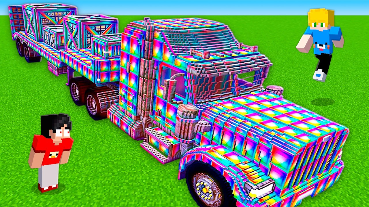Fiz uma Viagem com Caminhão de Avaritia no Minecraft!