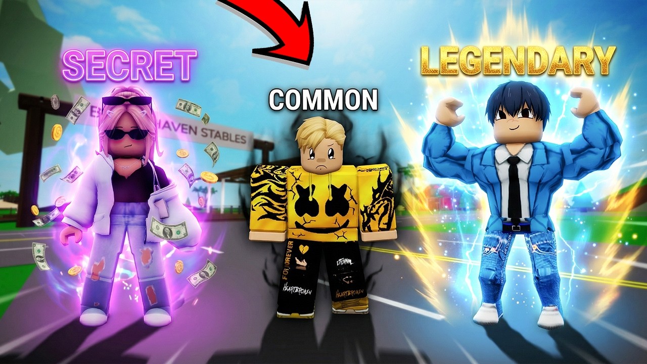 فيلم روبلوكس : البشر بيتم تصنيفهم من COMMON الـــى OG ..! وانا كمون فقير 😭 وحلمى ابقى Secret