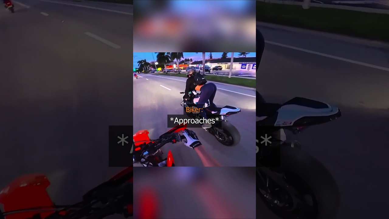 Dream Girl And Biker 😱 Credit @realSEAKY