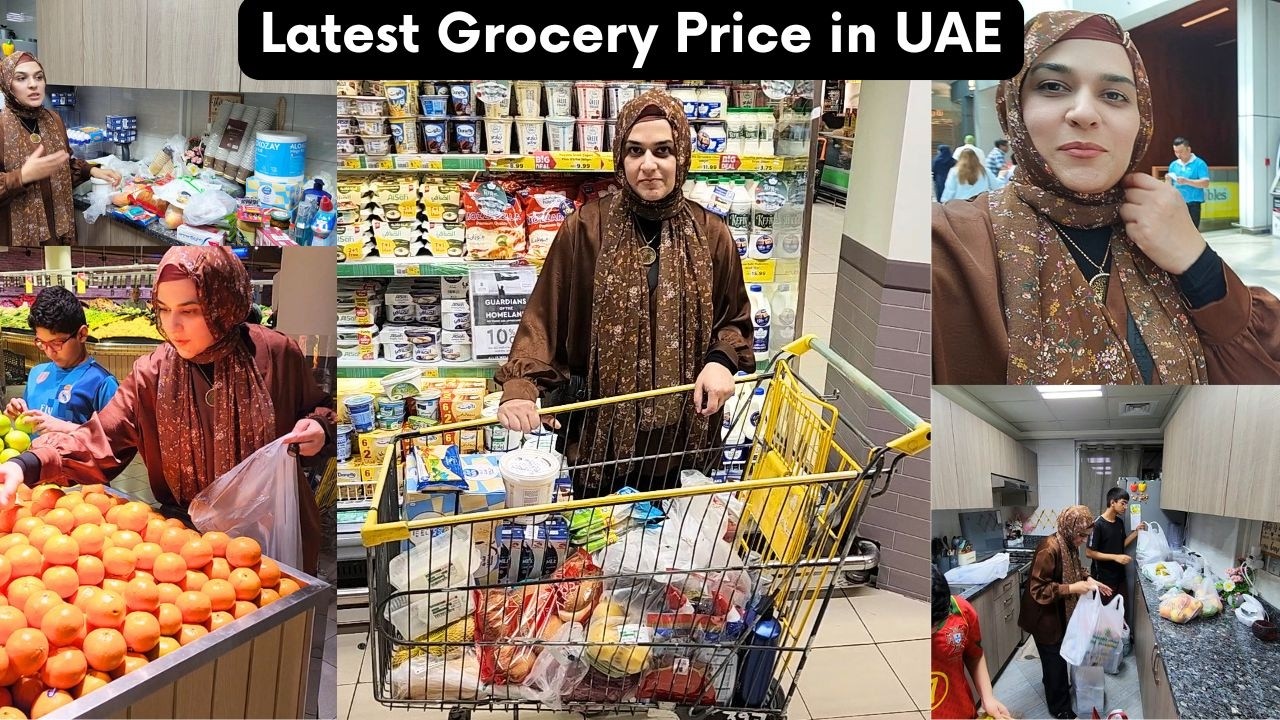 UAE mein mehengai hadd se zyada😧 2 weeks Grocery Shopping ki Price in the vlog