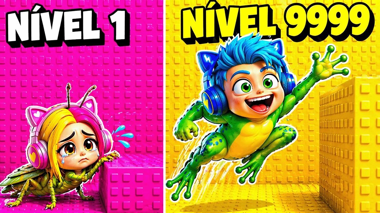 JOGAMOS a TORRE TROLL 🦗 de PULAR 🐸 para EVOLUIR no ROBLOX