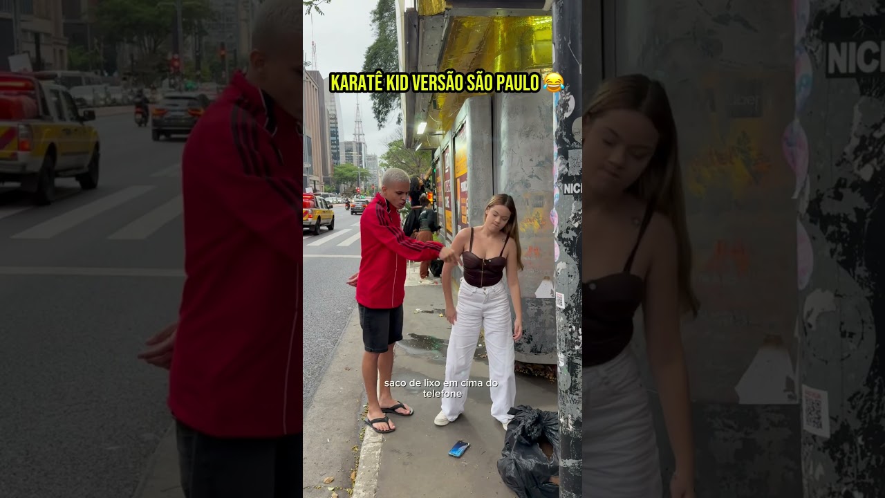 Karatê kid versão São Paulo 😂