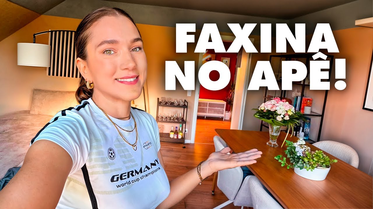 FAXINA NO MEU APARTAMENTO NOVO!