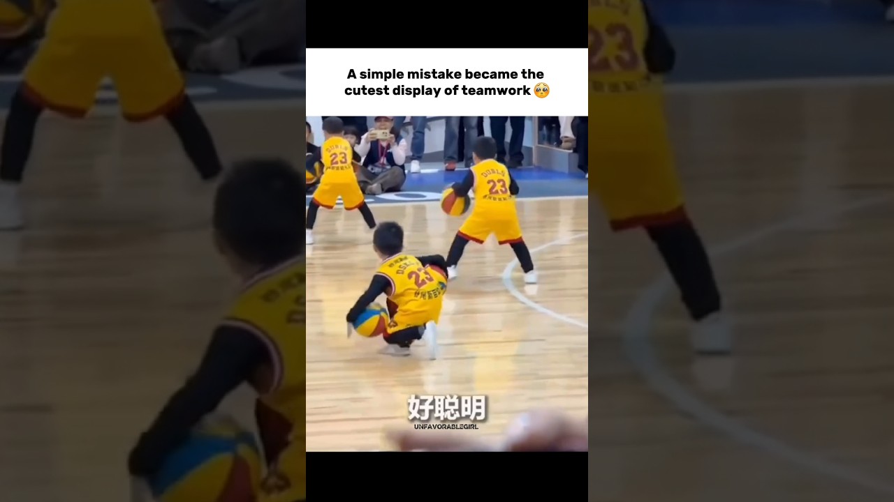 A simple mistake became the cutest display of teamwork #shortfeed #fy