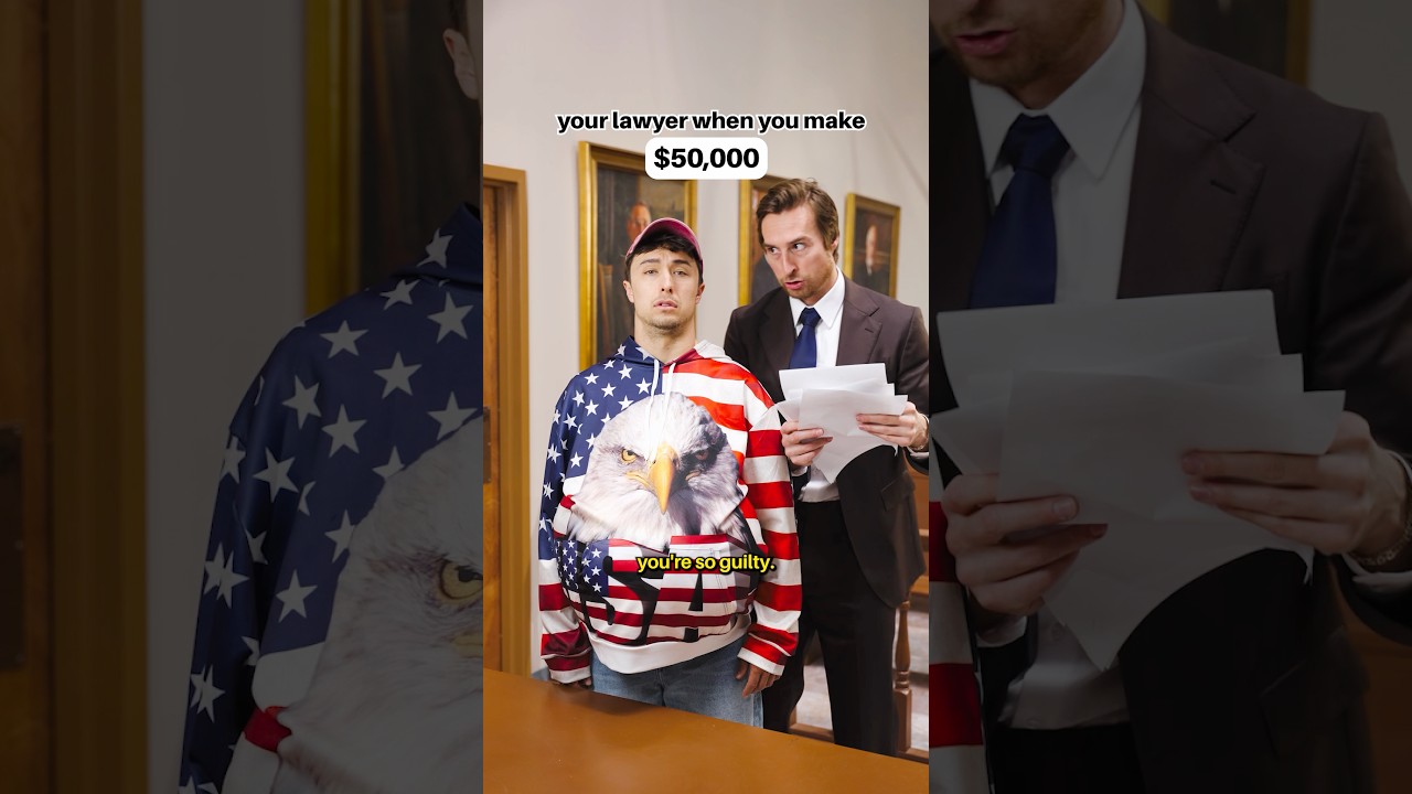 Types of lawyers based on income #shorts