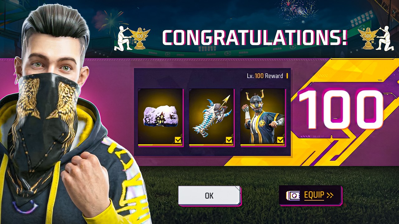 How I Reached 100 LEVEL in Free Fire?