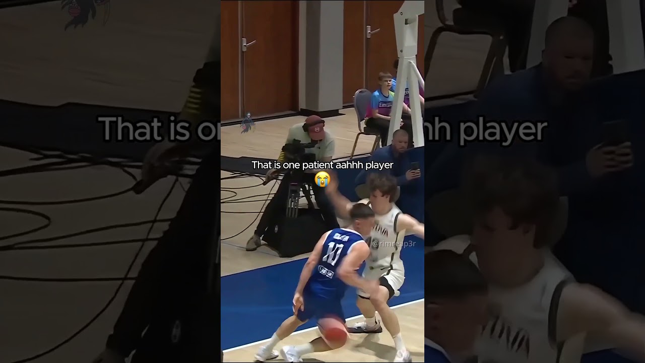 Bro has nerves of steel 😭 #basketball