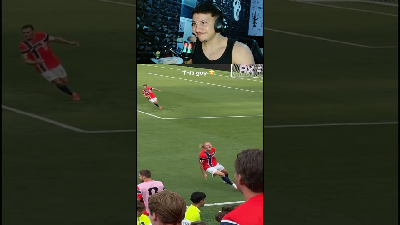 HAALAND não queria brincadeira 💀