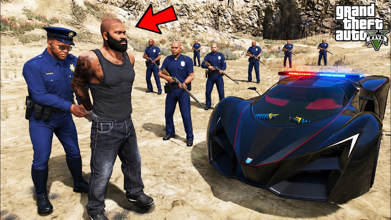 Franklin Joined Police to Arrest His Twin Brother in GTA 5 | SHINCHAN and CHOP