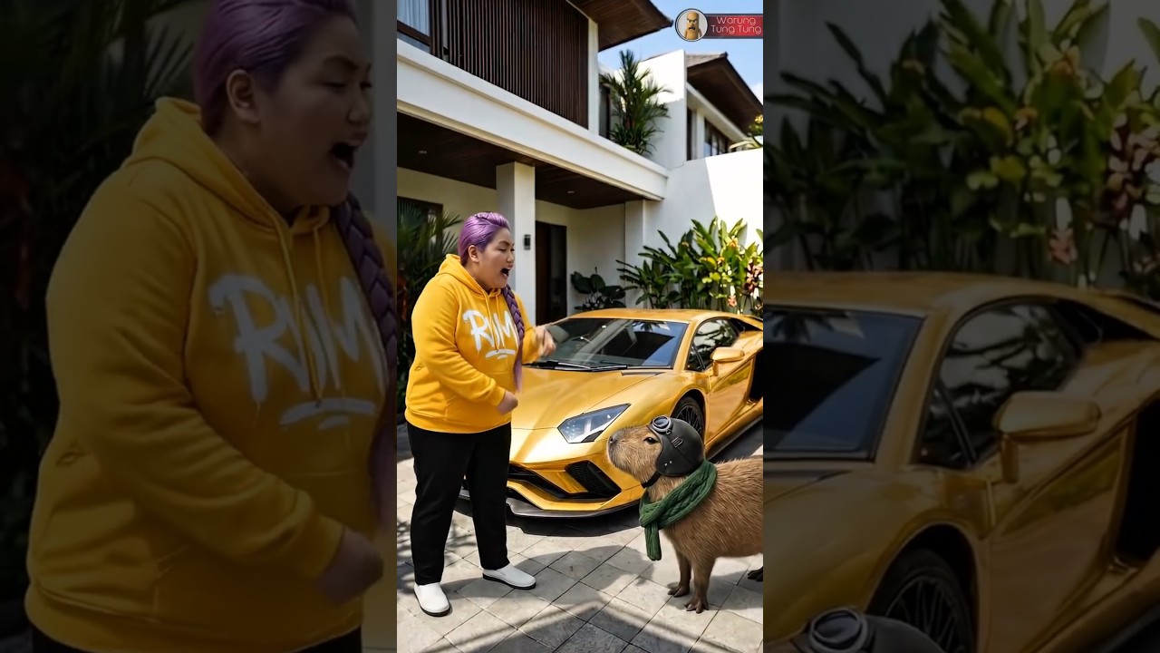 Rumi Gembrot Mengambil Kursi Jelly Capybara... dan mendapatkan hukuman #kapybara