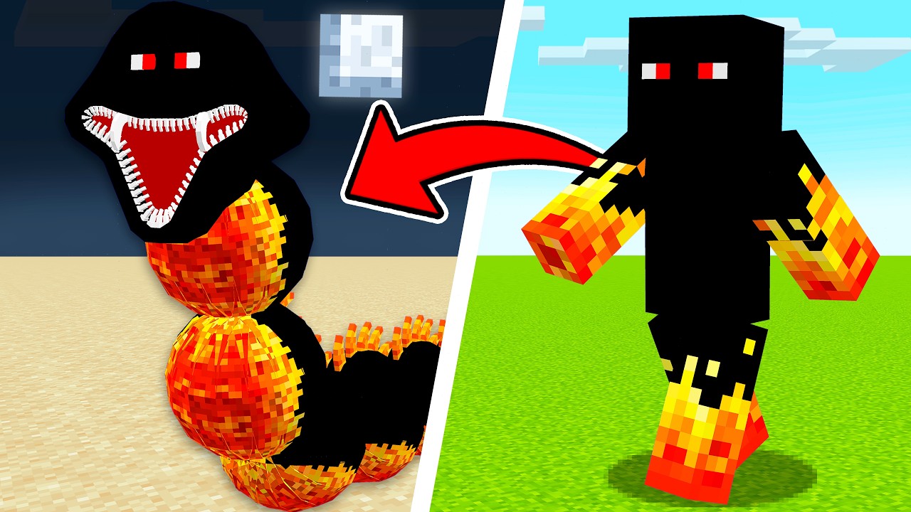 POSSO Virar MONSTROS FAMOSOS no Minecraft!