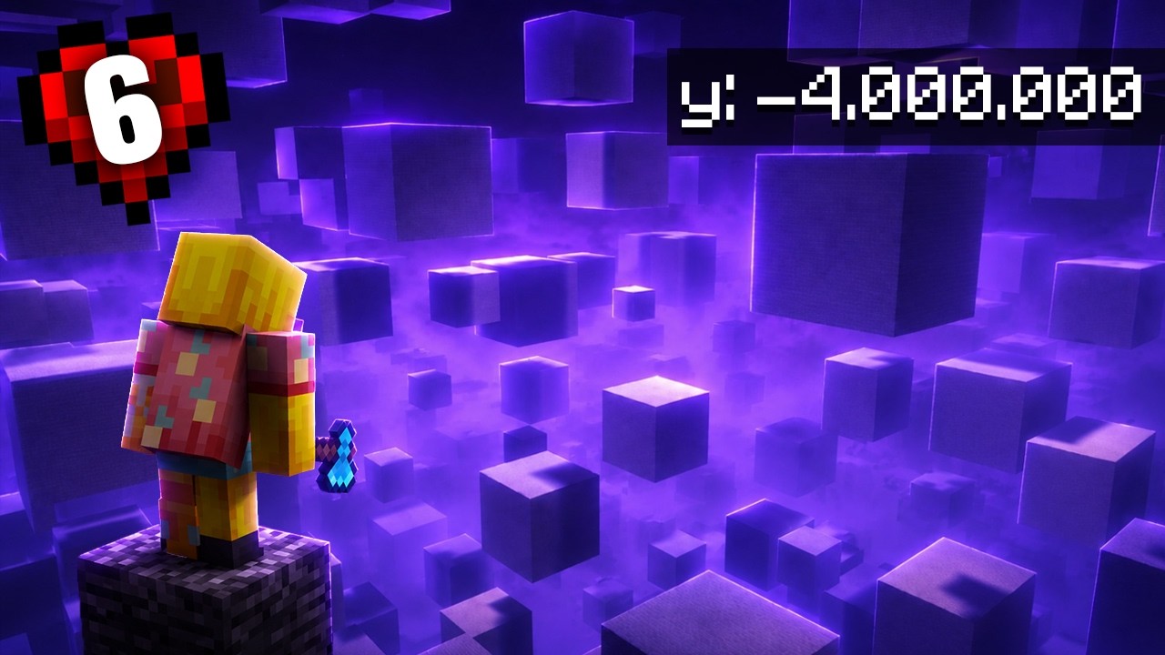 Bedrock'ın Altı Boş Değil! Minecraft Hardcore Bölüm 6 (Sayılırsa)