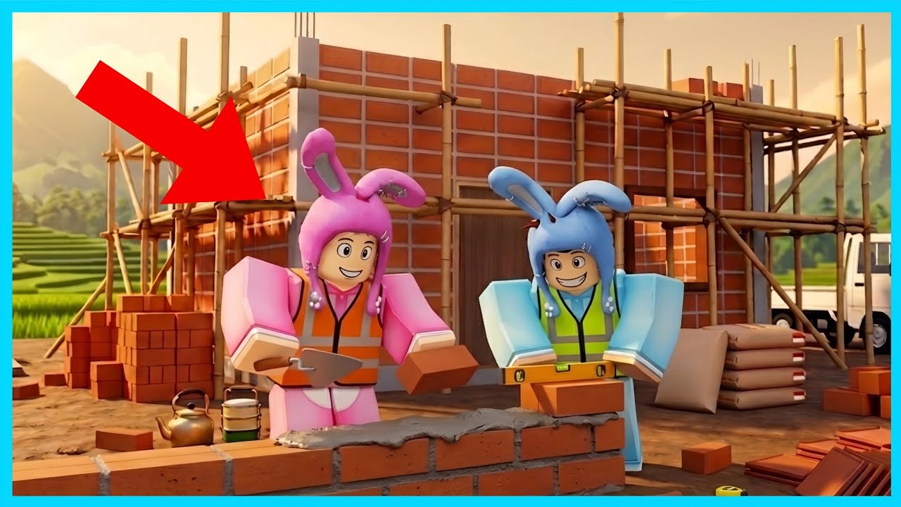 MIPAN & ZUZUZU Bekerja Jadi Kuli Tukang Bangunan Untuk Cari Uang! ROBLOX