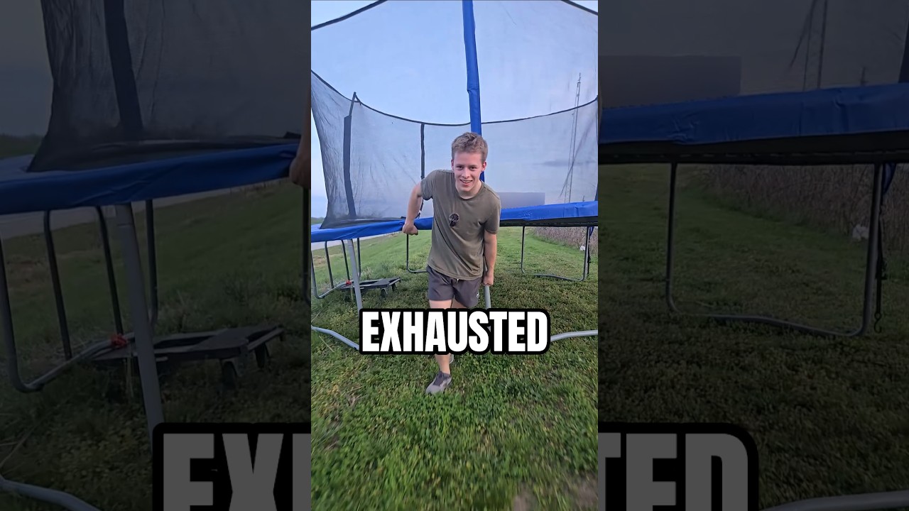 I HAND DELIVERED a Trampoline!?