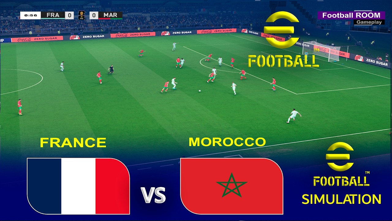ePES 2021 - فرنسا ضد المغرب  | eFootball PES 2021 | ربع نهائي كأس العالم 2026 Gameplay